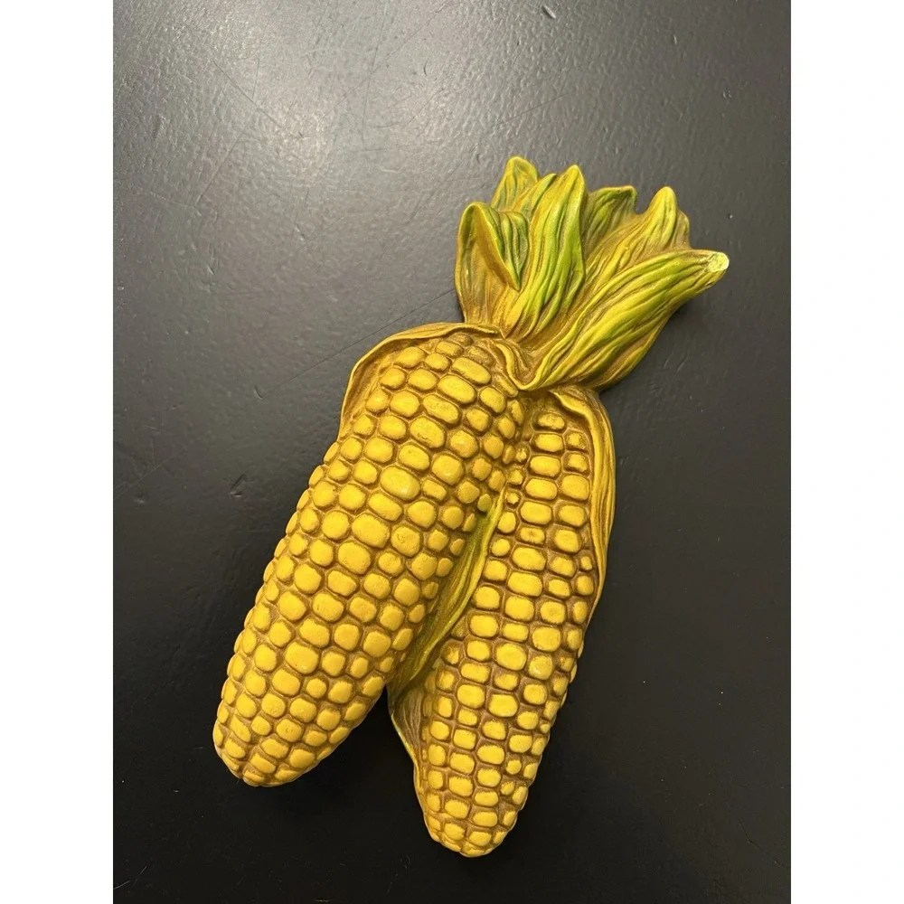 Ardco Dallas Vintage Ceramic Cobs of Corn 1950s Wall‎ Art 3D Japan As Is